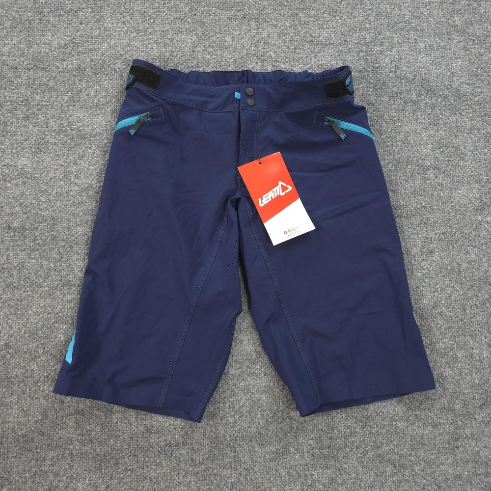 Leatt‎ Shorts Womens Large Blue DBX 2.0 Stretch Performance Cycling Biking